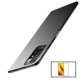 Kit G4M Película de Vidro Temperado GorilasGlass + Capa Rígida e Fina para Xiaomi Redmi 10 2022 - Preto - 1