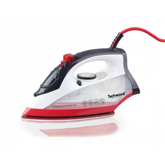 Ferro de Engomar a Vapor TECHWOOD | 2400 W - Vermelho - 1