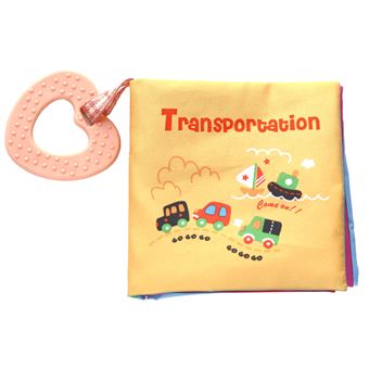 Livro Educativo com Mordedor Kikka Boo Transportations - 1