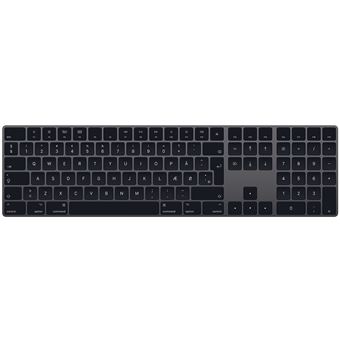 Teclado Wireless Apple Magic Keyboard | Idioma: Dinamarquês | Cinzento - 1