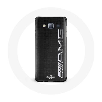Capa Maniacase para Samsung Galaxy J7 Amg Logotipo Carbono Textura - 1