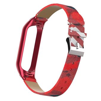 Bracelete de Couro HSMY com Quadro de Metal para Xiaomi Mi Band 5 - Multicolor 4 - 1