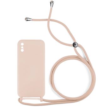 Capa skyhe para Apple iPhone XS Max Gel Rope - Rosa Pastel - 1