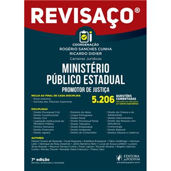 Ministério Público Estadual: Promotor de Justiça - 5.206 Questões Comentadas, Alternativa por Alternativa por Autores Especialistas - 1