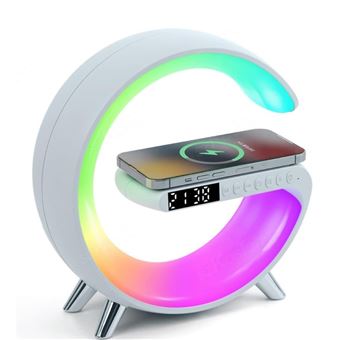 Lâmpada de Ambiente com Coluna KLACK®  Bluetooth | Relógio Despertador | Carregador Sem Fio Tipo G - 1