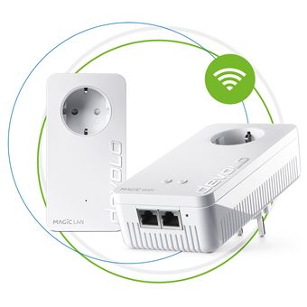 Adaptador de Rede Powerline Devolo Magic 2 WiFi next Starter Kit | Branco - 1