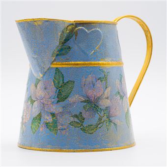 Jarro Azul Florido Presentear - 1