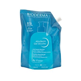 Gel de Duche BIODERMA Atoderm Ecorefill Recarga | 1000 ml - 1
