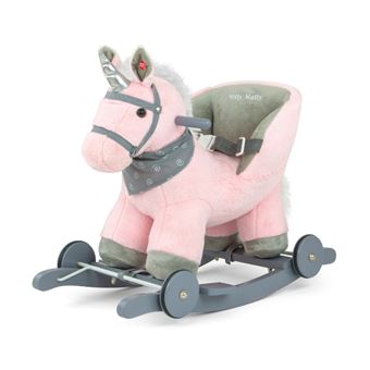 Cavalo de Baloiço Milly Mally Unicorn Polly Pink - 1