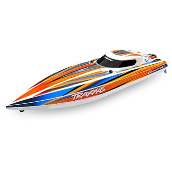 Barco Telecomandado Traxxas Disruptor: 26 Barco brushless VXL-4s Self-Righting | Laranja - 1