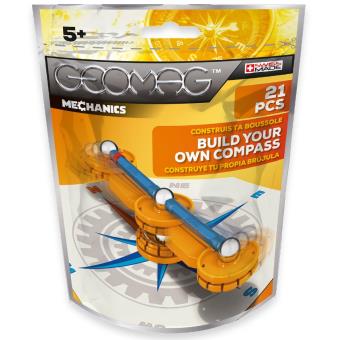 Geomag Mechanics maak je eigen kompas - 21 pcs conjunto de montar Azul e Branco - 1