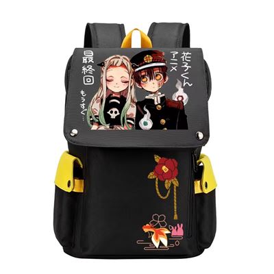 Mochila Anime Toilet-bound Hanako-kun - 41x30x15 Cm, Poliéster, Con Bolsillo Para Portátil