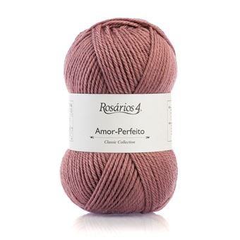 Fio de Lã Rosarios 4 Amor-Perfeito | 100G - Rosa Velho 23 - 1