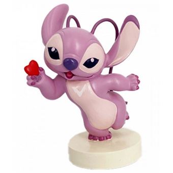 Figura Enesco Angel com coração -  Lilo & Stitch Disney | 7 cm - 1