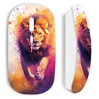 Rato Sem Fios Maniacase | Branco Mouse Papel de Parede - 1