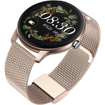 Smartwatch CHRONUS | 1,3” | Bluetooth | +100 Modos de Desporto | À Prova de Água IP67 | Monitor de Atividade | Ouro Rosa - 1