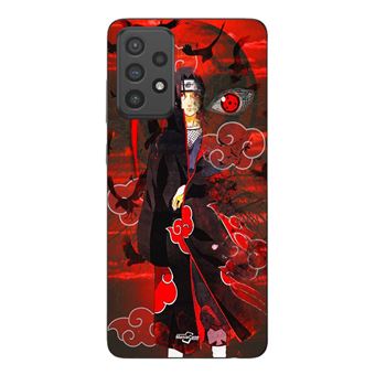 Capa Maniacase para Samsung Galaxy A72 | Demon Slayer Kimetsu no Yaiba Itachi Uchiha testa vermelha - 1