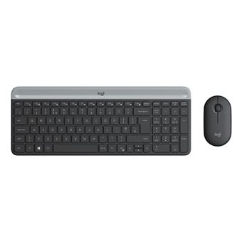 Teclado Wireless + Rato Logitech 920-009198 | Idioma: Espanhol | Grafite - 1