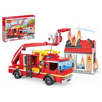 Jogo de Construção Bombeiros Man City Fire Rescue Sprinkler LPM | 328 Peças | +3 Anos - 1