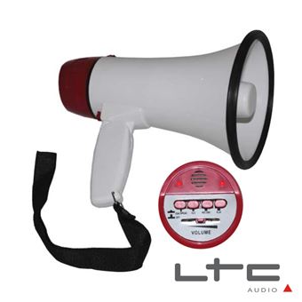 Megafone Ltc 20W Bat Recarregável Rec Mic Embutido - 1