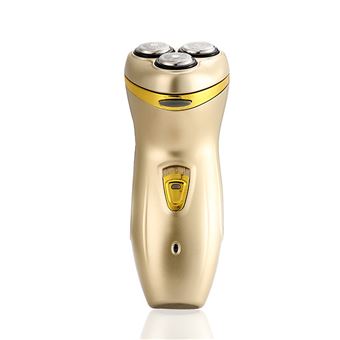 Máquina de Barbear Zhishang MK021 Portátil de 3 Cabeças - Ouro - 1