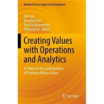 Creating Values With Operations And Analytics Springer International ...