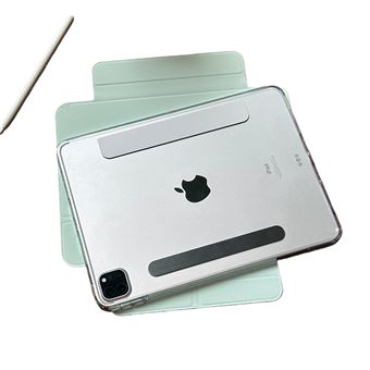 Capa Luckybutterfly para Ipad Air4 Air5 10.9" | Magnético Dupla Fivela | Verde claro | com Película de Vidro Temperado - 1