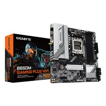 Motherboard GIGABYTE B650M GAMING PLUS WIFI | Castanho escuro - 1