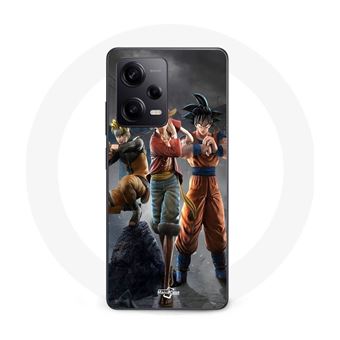 Capa Maniacase para Xiaomi Redmi Note 12 Pro 5G Sangoku naruto Luffy one piece Dragon Ball z 3D Anime manga - 1