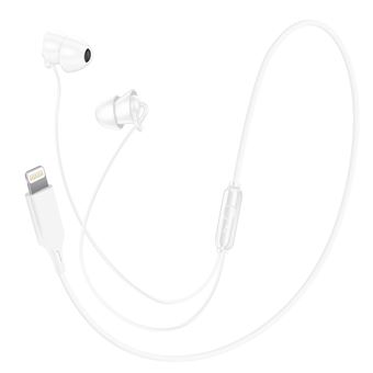 Auriculares com Fio Lightning LinQ | Para Dormir com Microfone | Branco - 1