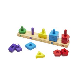 Brinquedo educativo Melissa & Doug Stack & Sort Board - 1
