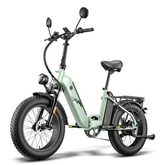 Bicicleta Elétrica FAFREES FF20 Polar | 500W | 48V12x2Ah | 20" | Travão a Disco Hidráulico | Verde - 1