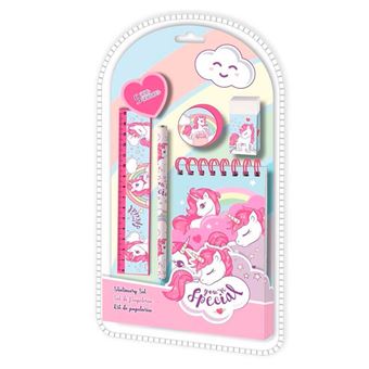 Conjunto Escolar Unicórnio com 5 Peças - 1