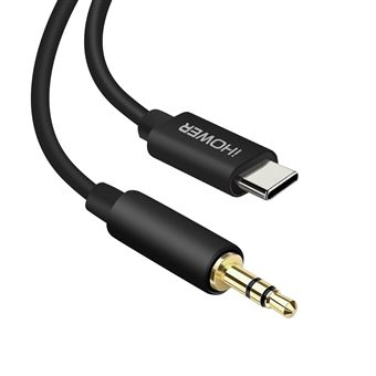 Bermad Faial Represent Cabo iHower USB-C de 3 - 5mm para Jack Cabo Auxiliar de Áudio Macho | 1 m -  Preto - Cabos USB-C - Compra na Fnac.pt