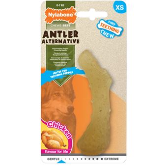 Brinquedo para Cão Nylabone Wild Alternative Puppy Antler X-Small - 1