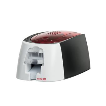 Impressora de Cartões Plásticos Evolis Badgy 100 | Vermelho, Branco - 1