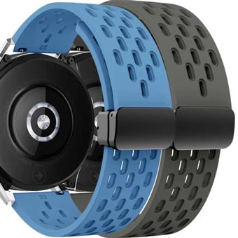 Pack Antiimpacto 2x Bracelete SnapFlow para Garmin Forerunner 255S Music | Azul e Cinzento - 1