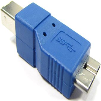 Adaptador BeMatik USB 3.0 para USB 2.0 Micro USB B Macho para B Macho - 1