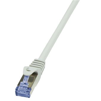 Cabo de Rede LogiLink 10m Cat.6A 10G S/FTP | Cinzento - 1