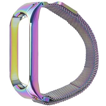 Bracelete skyhe para Xiaomi Mi Band 4 Metal Milenese - Spectral-Rainbow - 1