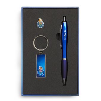 Conjunto FC Porto Porta-Chaves, Esferógrafica e Pin - 1