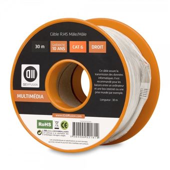 Cabo de rede D2 Diffusion D2RJ45D3000 | Branco - 1