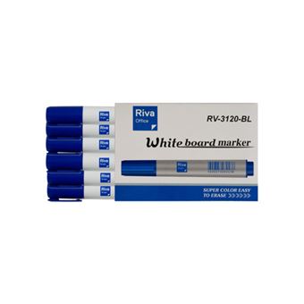 Marcador de Quadro Branco Riva Office Supplies | 10 Unidades - Azul - 1