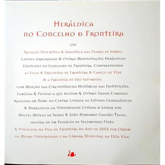 Heráldica no concelho de fronteira. - 1