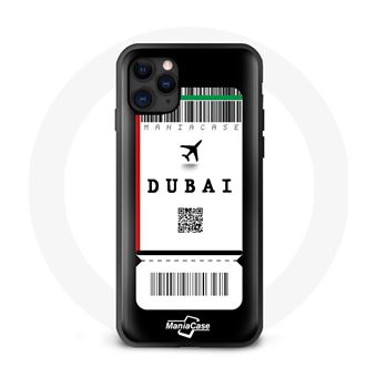 Capa Maniacase para Iphone 11 Pro Max Bilhete de Avião Dubai - 1