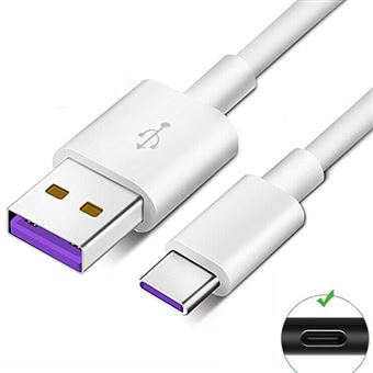 Cabo de Carga Ultra Rápido 5A Super Charge USB to Type C Phonecare para Huawei | 100 cm - 1