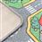 Tapete de Atividades vidaXL com Padrão de Estrada 190x290cm_3