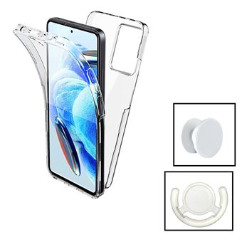 Kit Capa 3x1 360° Impact Protection + 1 GripHolder + 1 Suporte GripHolder Branco Phonecare para Xiaomi 13T Pro - Transparente/Branco - 1