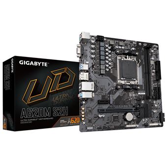 Motherboard GIGABYTE A620M S2H | Castanho - 1