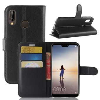 Capa Carteira Tipo Livro Wallet Multi4you para Huawei P20 Lite - Preto - 1